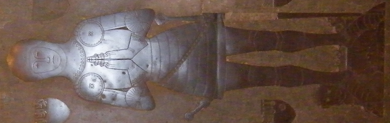 Thruxton - St Peter and St Paul John de Lisle 1407 brass 1420